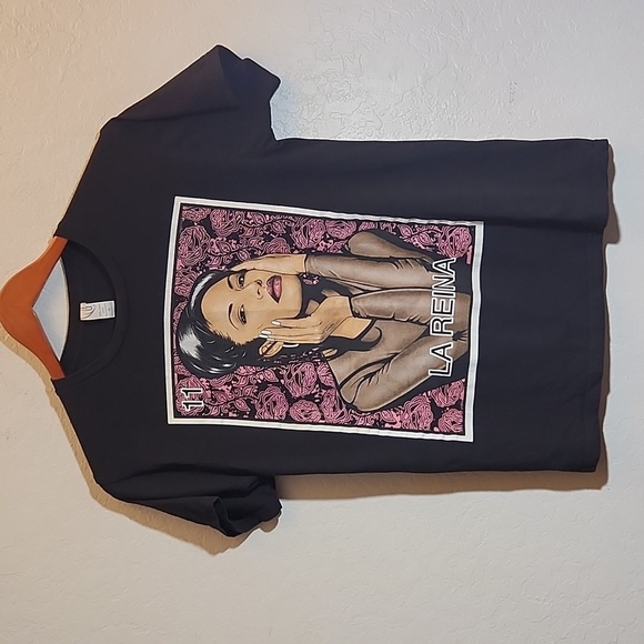 La Reina Selena 11 Tarot Card Black T Shirt Women's Small - Picture 1 of 6